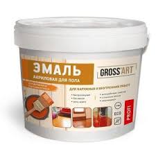 Эмаль АКРИЛОВАЯ  Зол-коричневая  для пола  вн нар  2,4кг