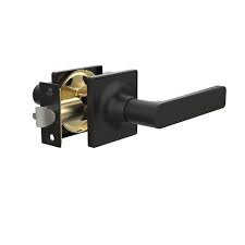 Ручка защелка DK710BL (без.фик.)черный (58421)