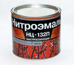 Эмаль НЦ 132 П  Черная 1,7кг
