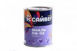 Эмаль ПФ-115 белая  0,8 кг  Сайвер