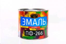 Эмаль ПФ-266  красно-коричневая   0,8 кг  КУПАЖ