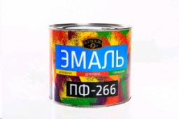Эмаль ПФ-266  красно-коричневая   0,8 кг  КУПАЖ