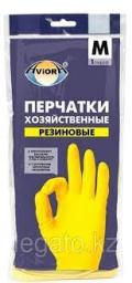 Перчатки резиновые   АВИОРА  желтые