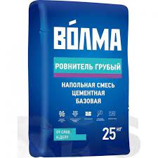 Напольная смесь цементная ВОЛМА РОВНИТЕЛЬ ГРУБЫЙ 25 кг