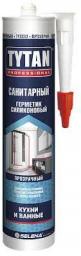 Герметик силикон санитар Белый  ТИТАН под пистолет