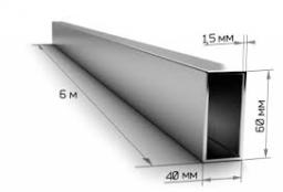 1,5мм     Труба профильная 6040 1,5мм (6м)